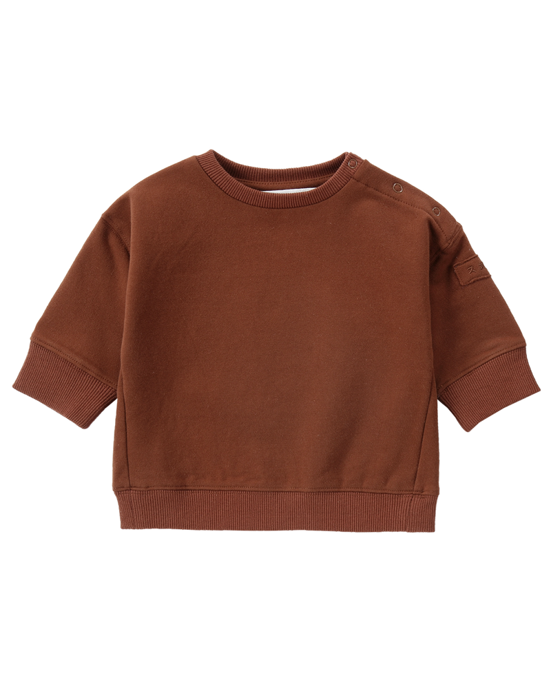 Fleece Pullover - Cinnamon - Child Boutique