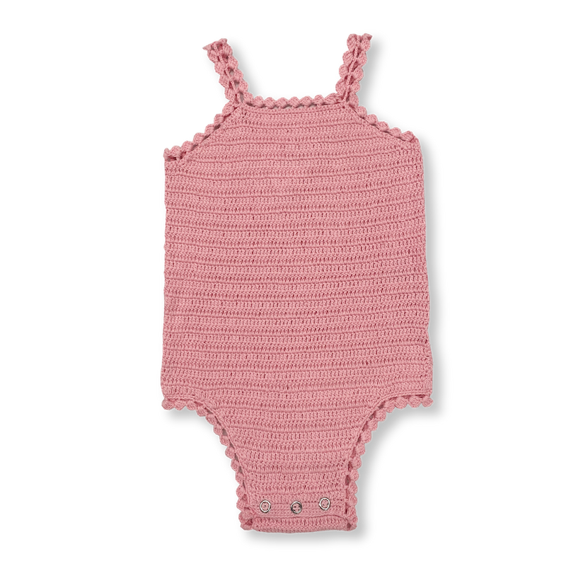 Hand Crochet Bodysuit - Blossom - Child Boutique