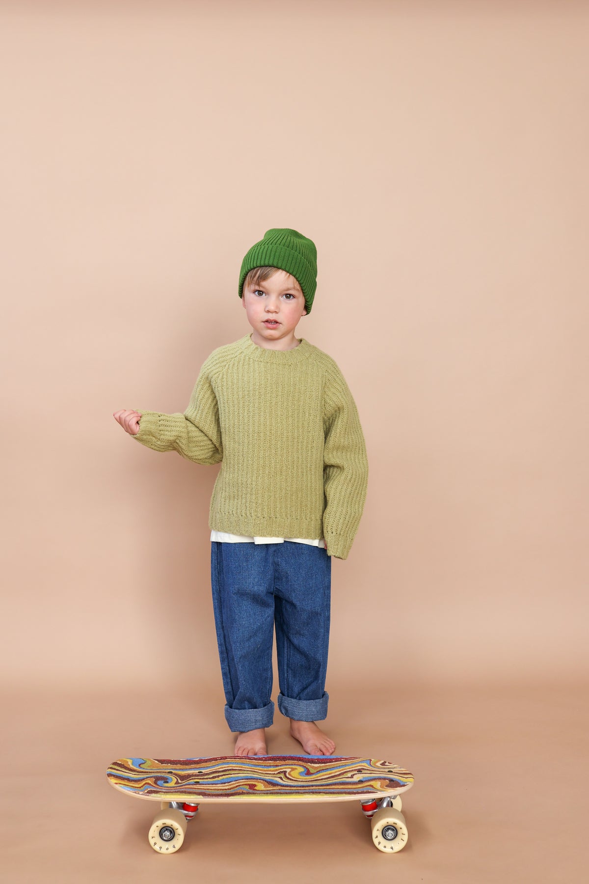 Merino Wool Pull Over - Sage - Child Boutique