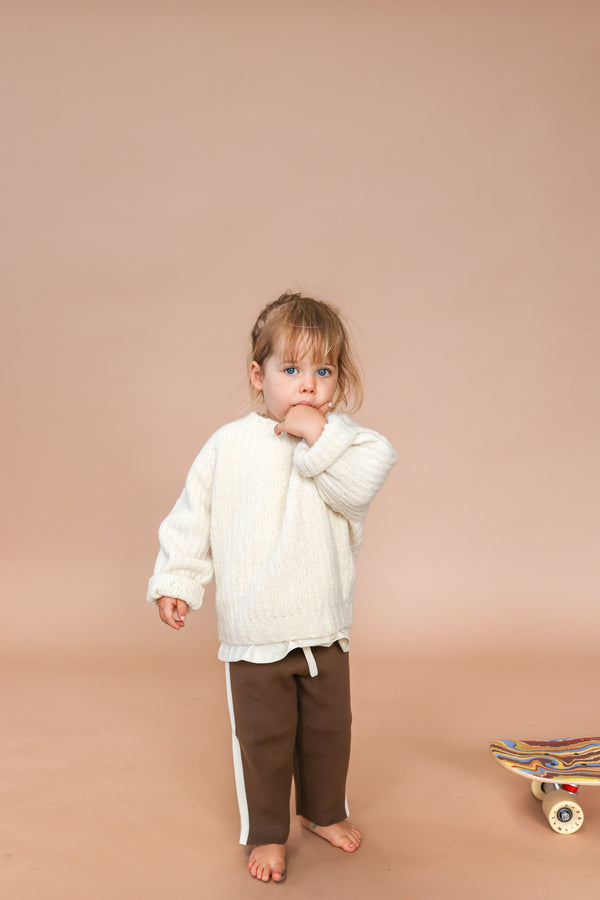Merino Wool Pull Over - Milk - Child Boutique