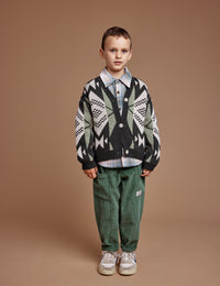 Kit Corduroy Pocket Pant - Alpine - Child Boutique