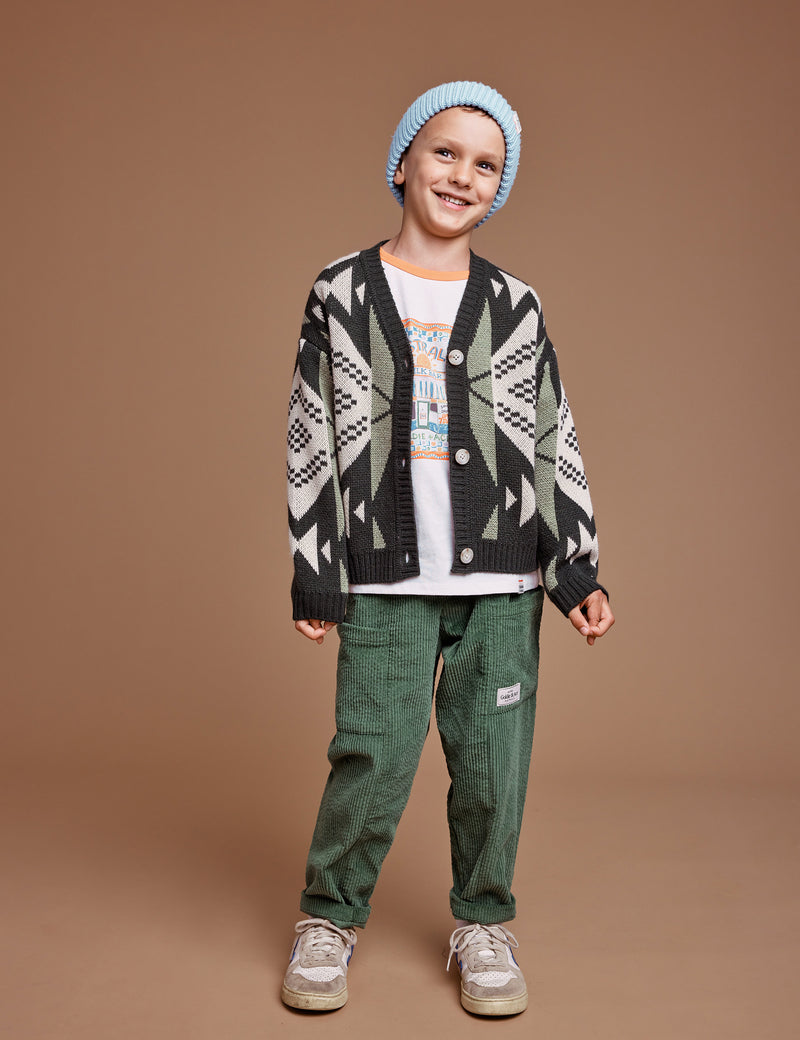 Kit Corduroy Pocket Pant - Alpine - Child Boutique