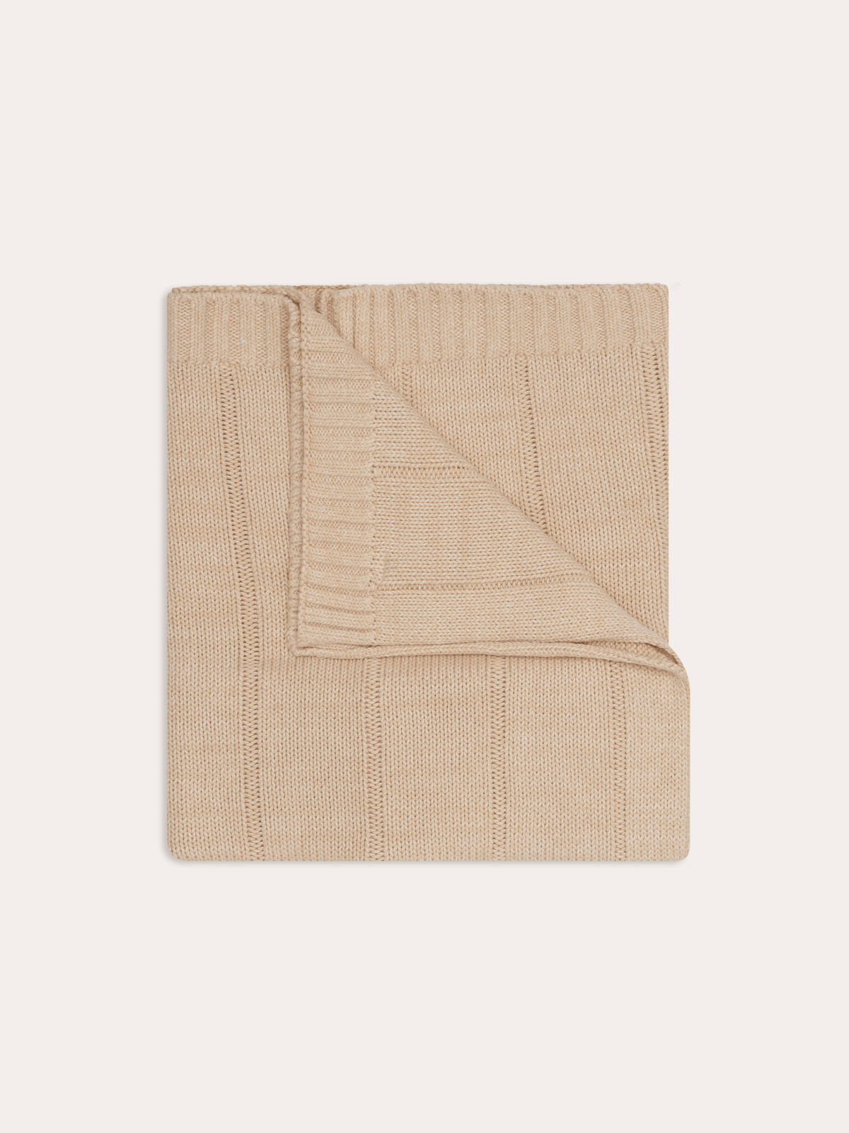 Knit Baby Blanket - Sand - Child Boutique