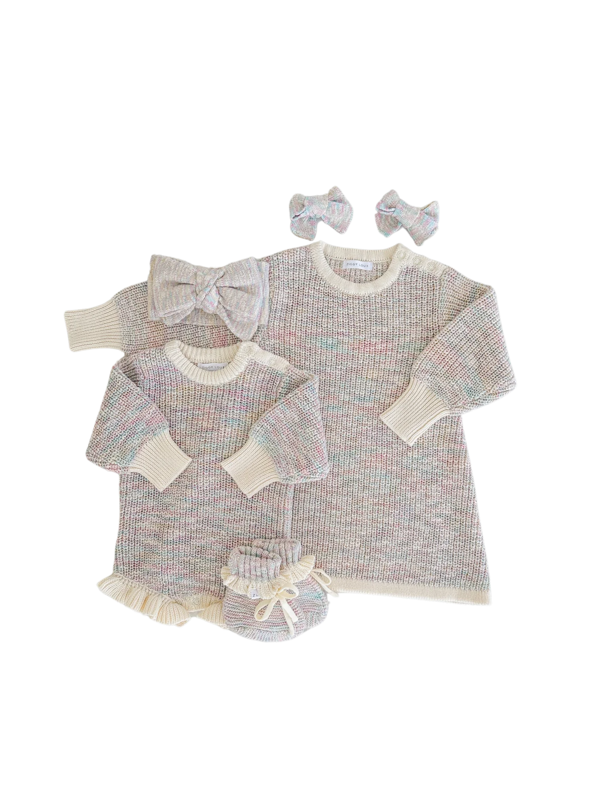 Knit Long Sleeve Dress - Sprinkle - Child Boutique