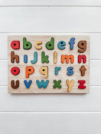 Lowercase Wooden Letter Puzzle - Child Boutique