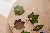 Montessori Leaf Wooden Puzzle - Child Boutique