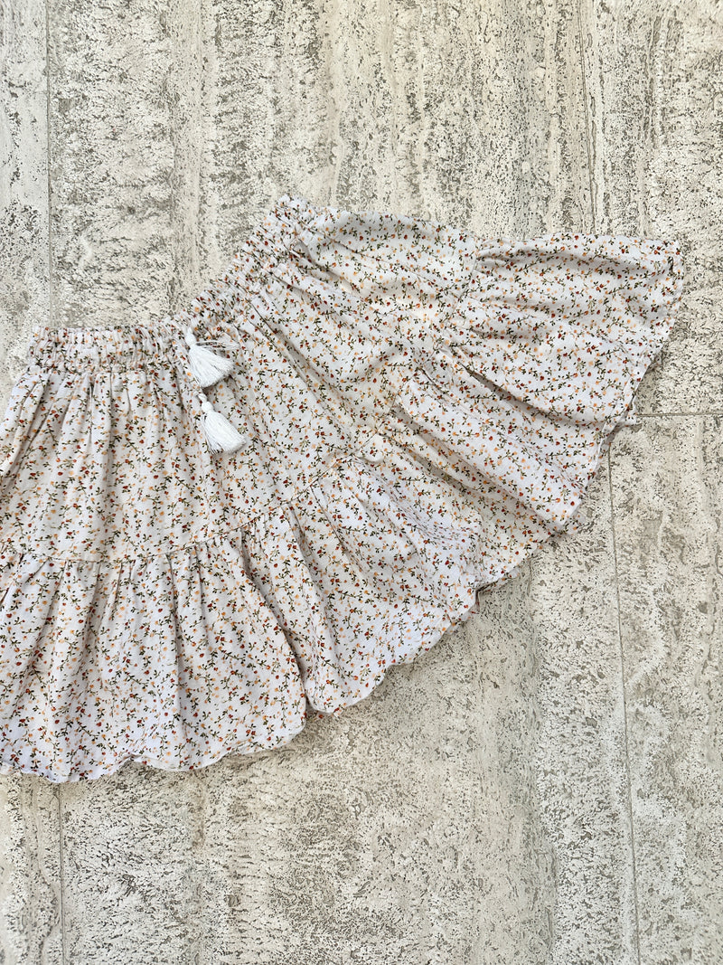 Flower Fields Skirt - 4Y