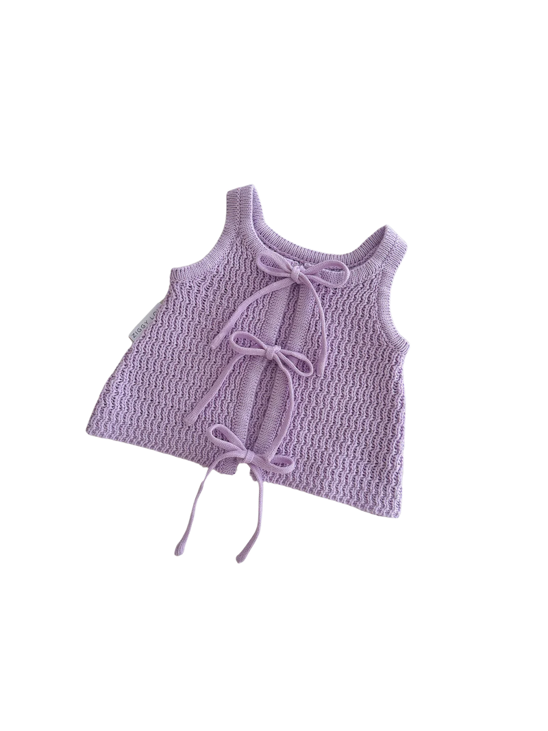 Ziggy Lou | Baby & Children's Clothing | Violet Knit Singlet | Baby Boutique