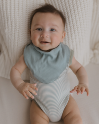 Susukoshi | Baby Bandana Bib -  Marine Blue | Baby Boutique