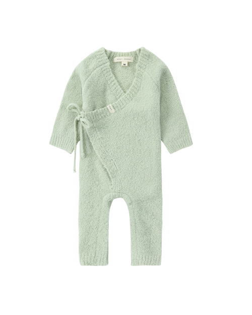 Boucle Wrap Onesie - Sage - Child Boutique