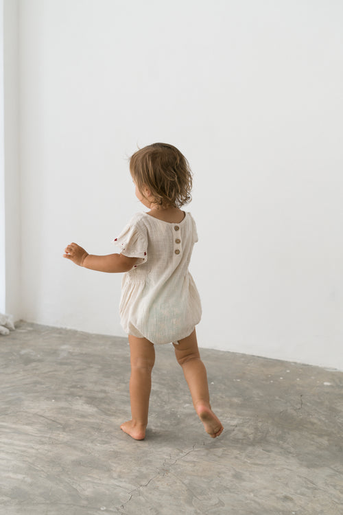 Blossom Romper - Natural - Child Boutique