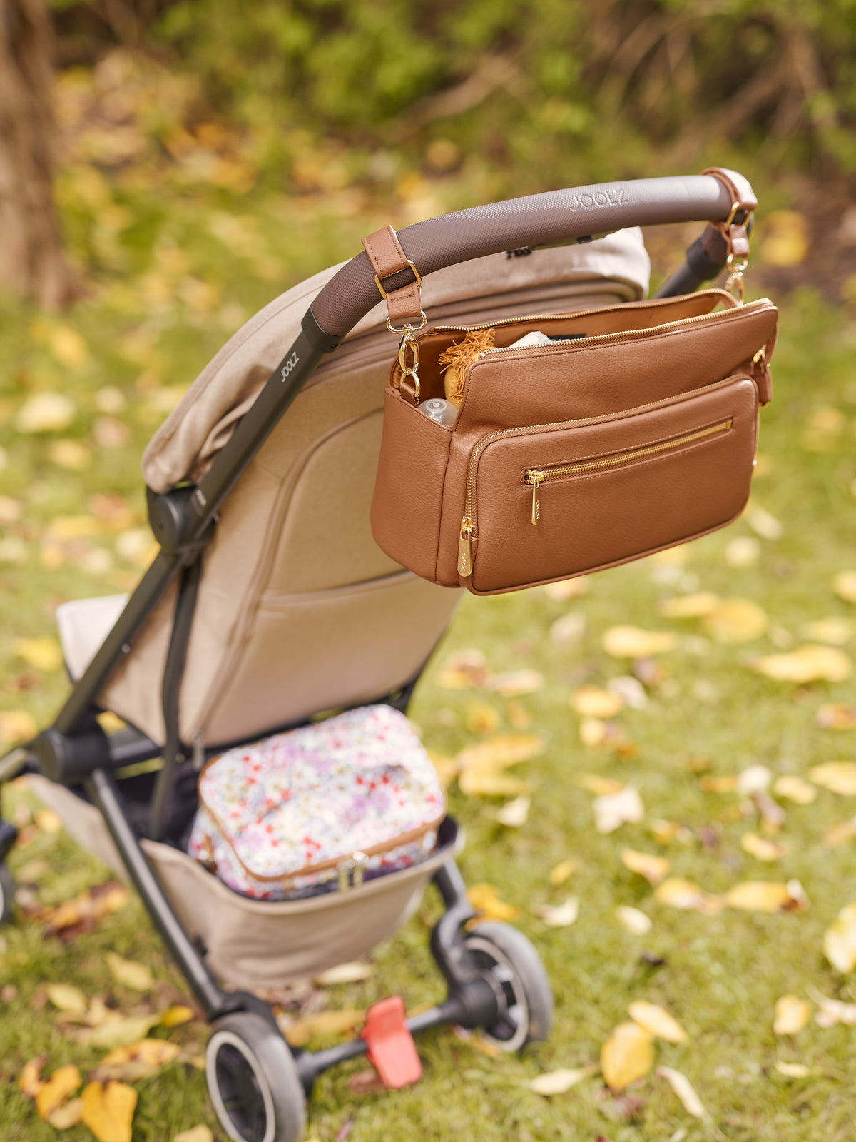 Multitasker Pram Caddy - Vegan Leather - Child Boutique