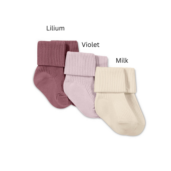 Organic Rib Sock - Various Colours - Child Boutique