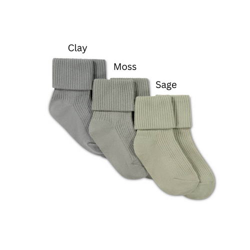 Organic Rib Sock - Various Colours - Child Boutique