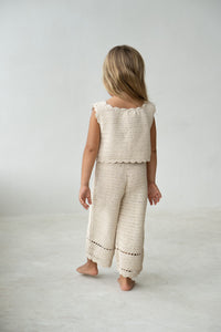 Crochet Pants - Ecru