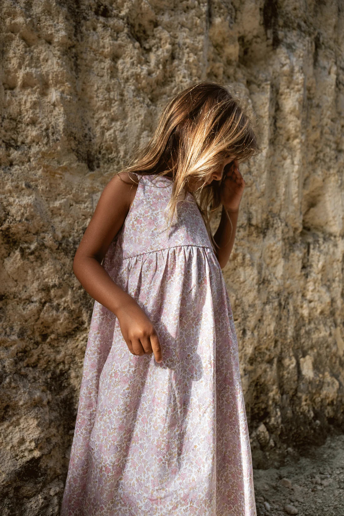 Field Dress - Lavender Bloom Print - Child Boutique