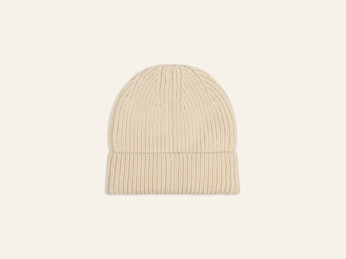 Knit Beanie - Biscuit - Child Boutique