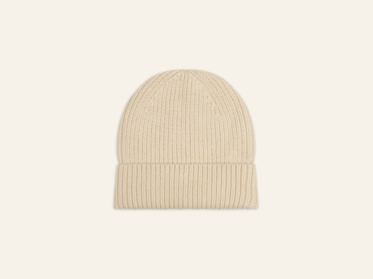 Knit Beanie - Biscuit - Child Boutique