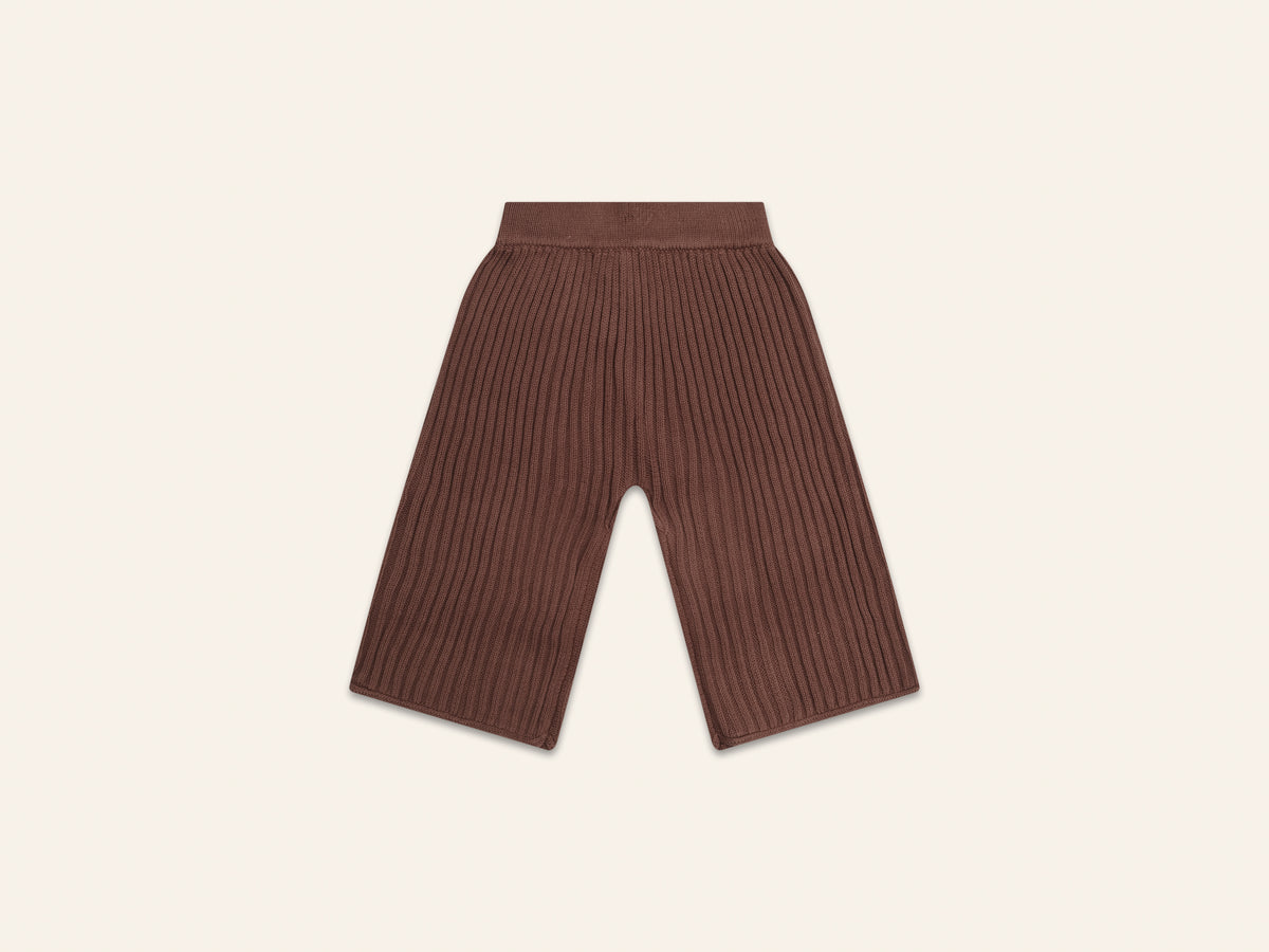 Essential Knit Pants - Cocoa - Child Boutique