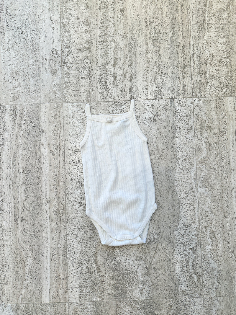 Singletsuit Bodysuit - Natural Pointelle - 1Y - Child Boutique