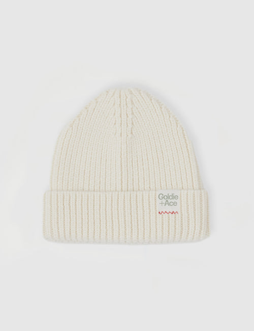 Goldie + Ace Wool Beanie - Marshmallow - Child Boutique