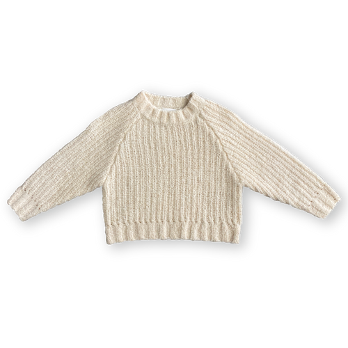 Merino Wool Pull Over - Milk - Child Boutique