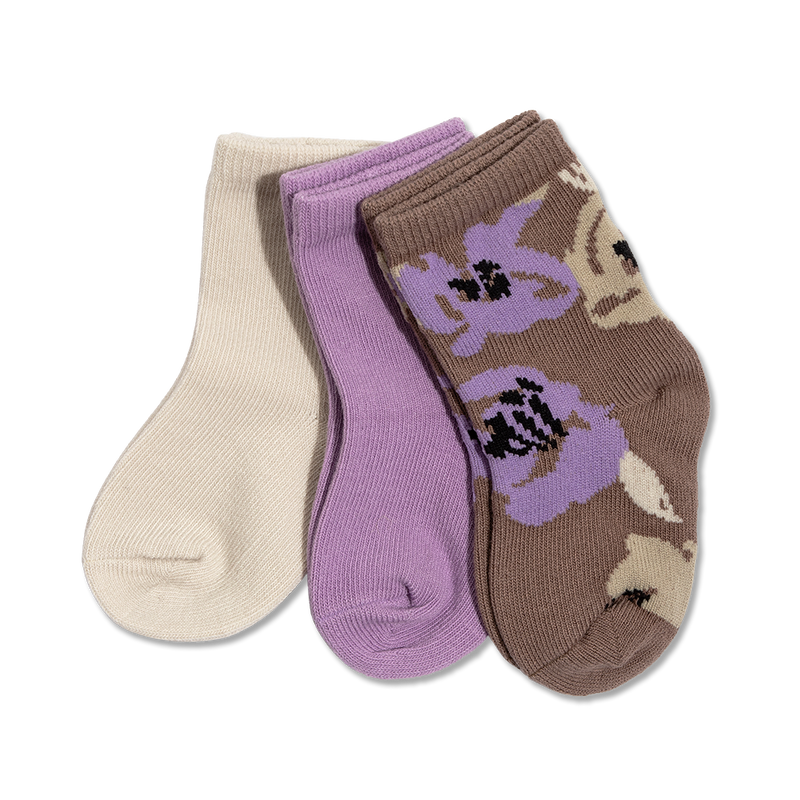 3-Pack Socks - Abstract Rosie - Child Boutique