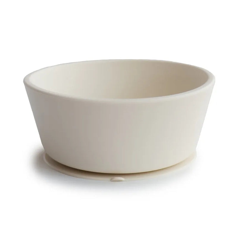 Silcone Suction Dinner Bowl - Ivory - Child Boutique