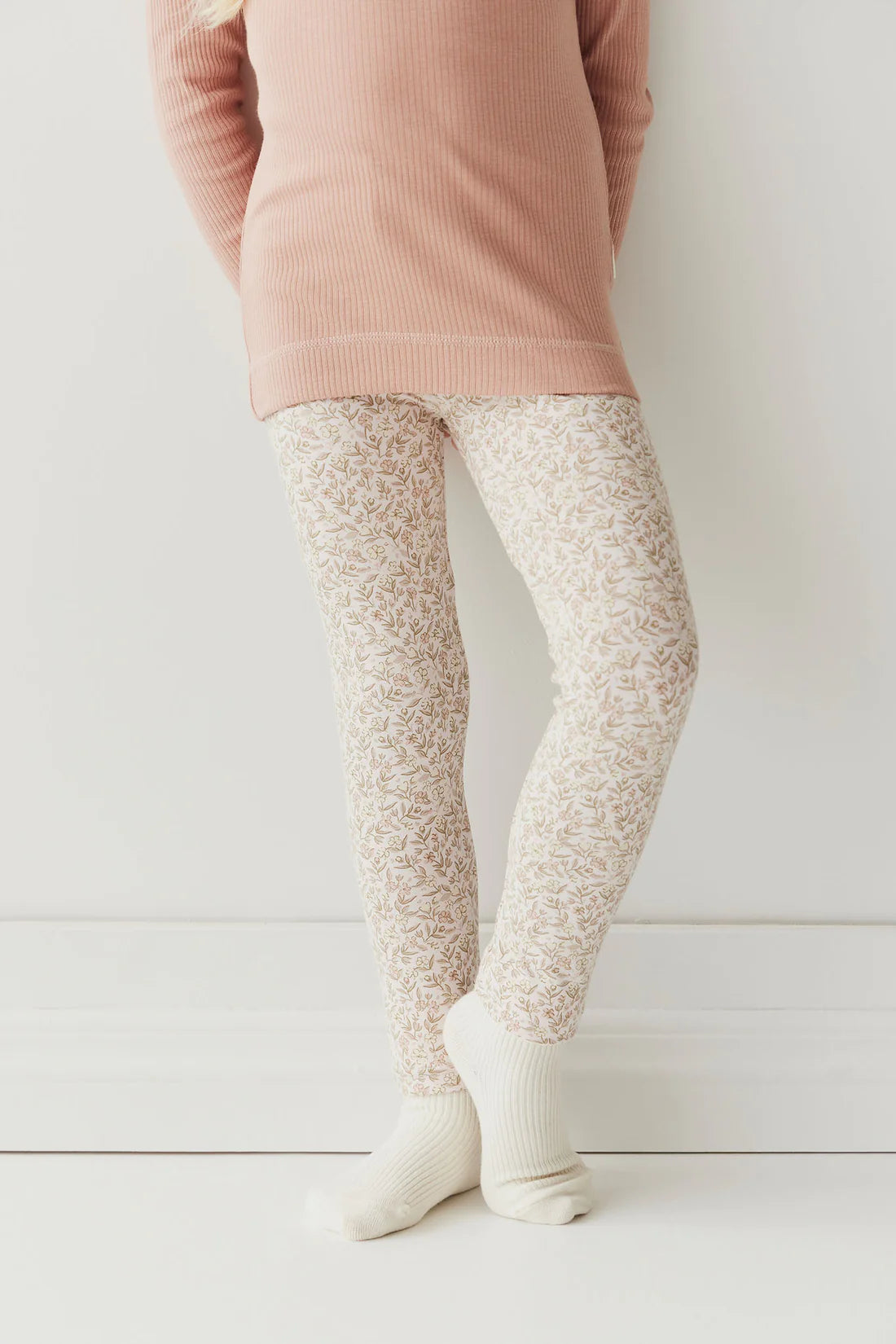 Organic Cotton Everyday Legging - Ariella Mauve - Child Boutique
