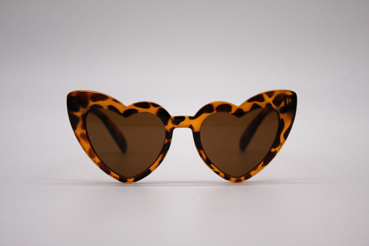 Gia Heart Sunglasses - Tortoise Shell