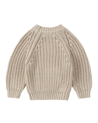 Knit Pullover - Soy - Child Boutique