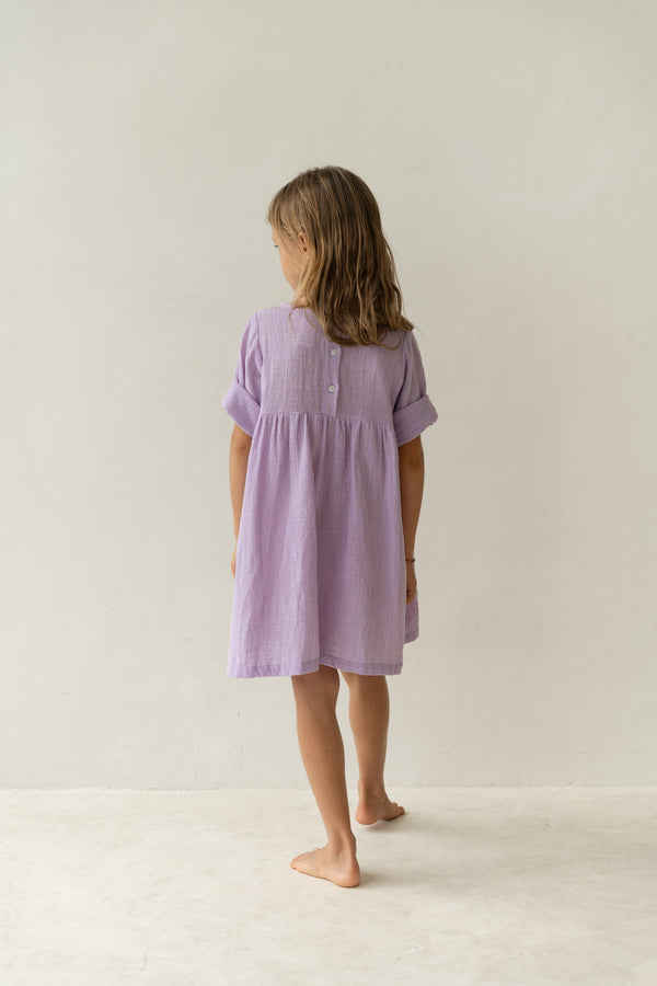 Illoura the Label | Baby and Children's Clothing | Koa Dress - Lilac