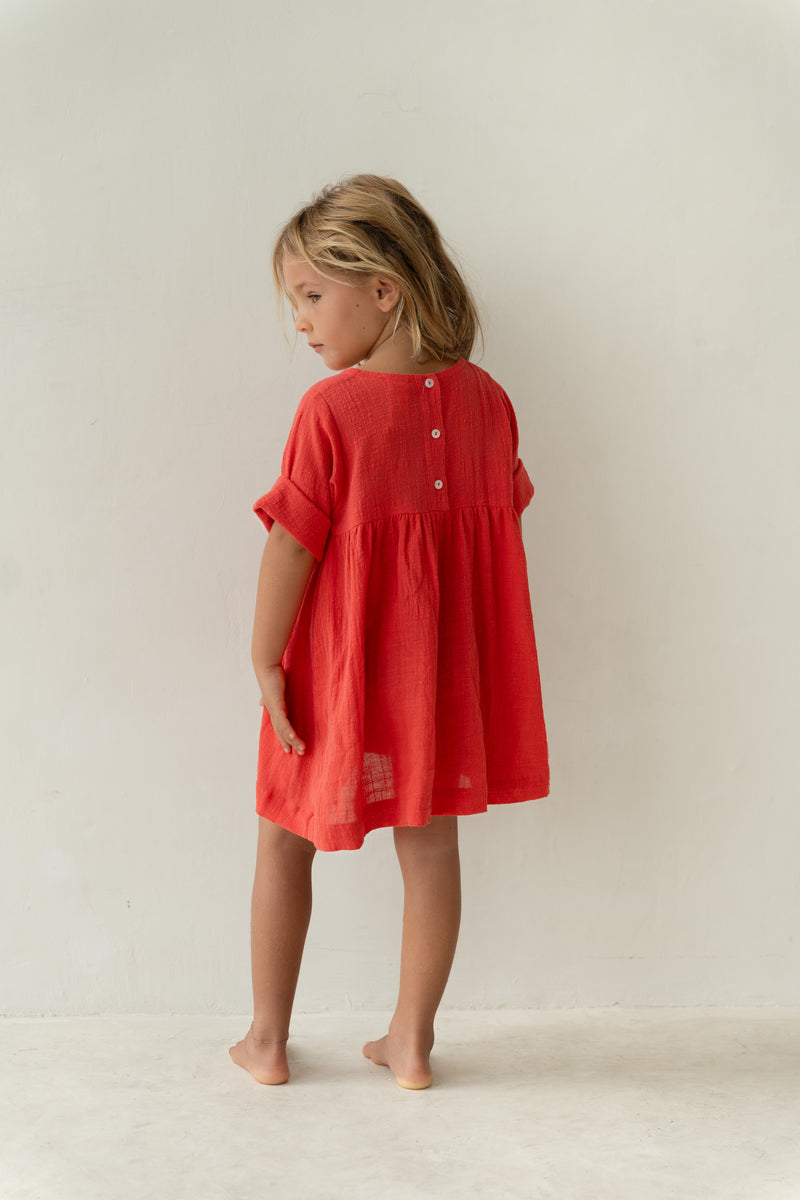 Illoura the Label | Baby and Children's Clothing | Koa Dress - Watermelon