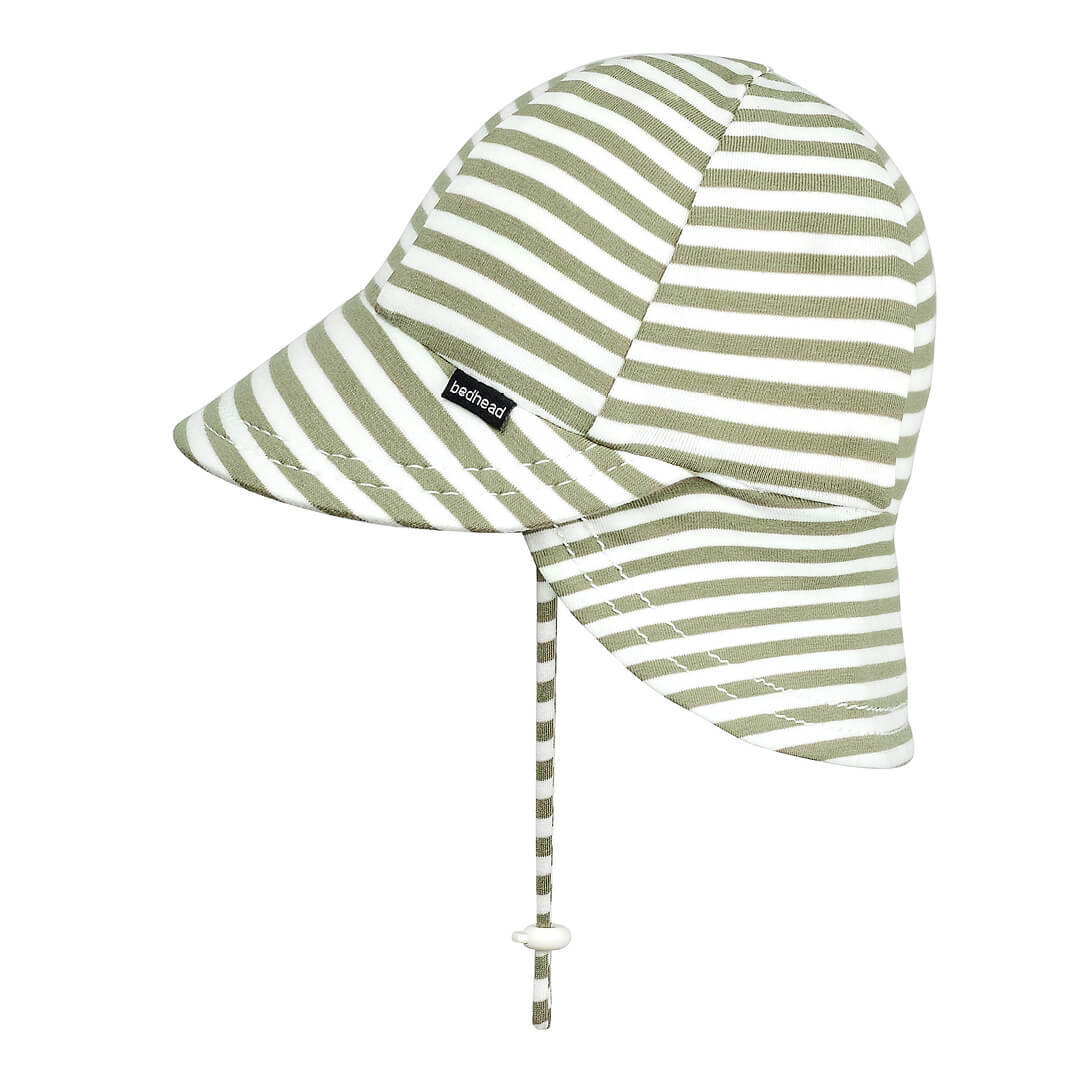 Legionnaire Sun Hat - Khaki Stripe