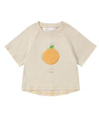 Organic Oversized Tee - Orange