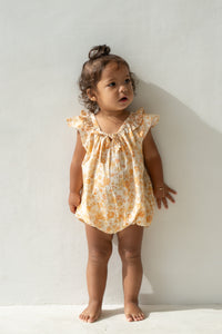 Opie Romper - Buttercup Print