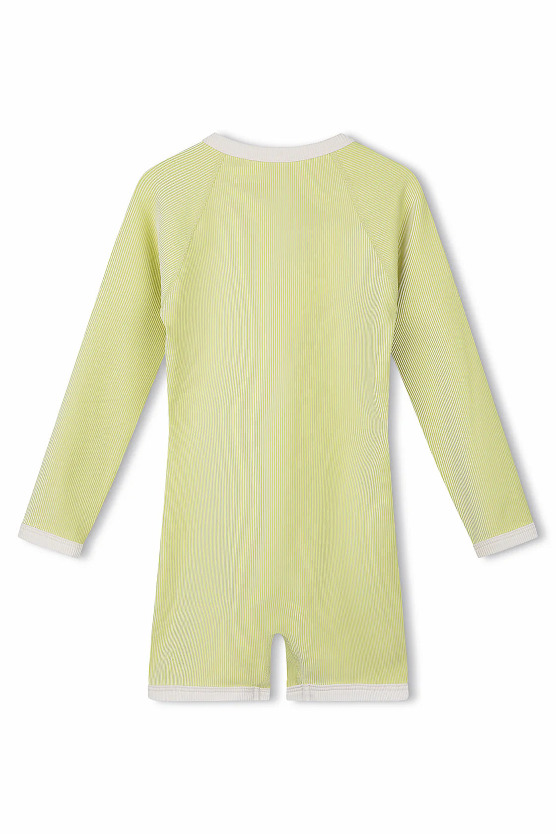 Mini Stripe Rib Surf Suit - Citrus