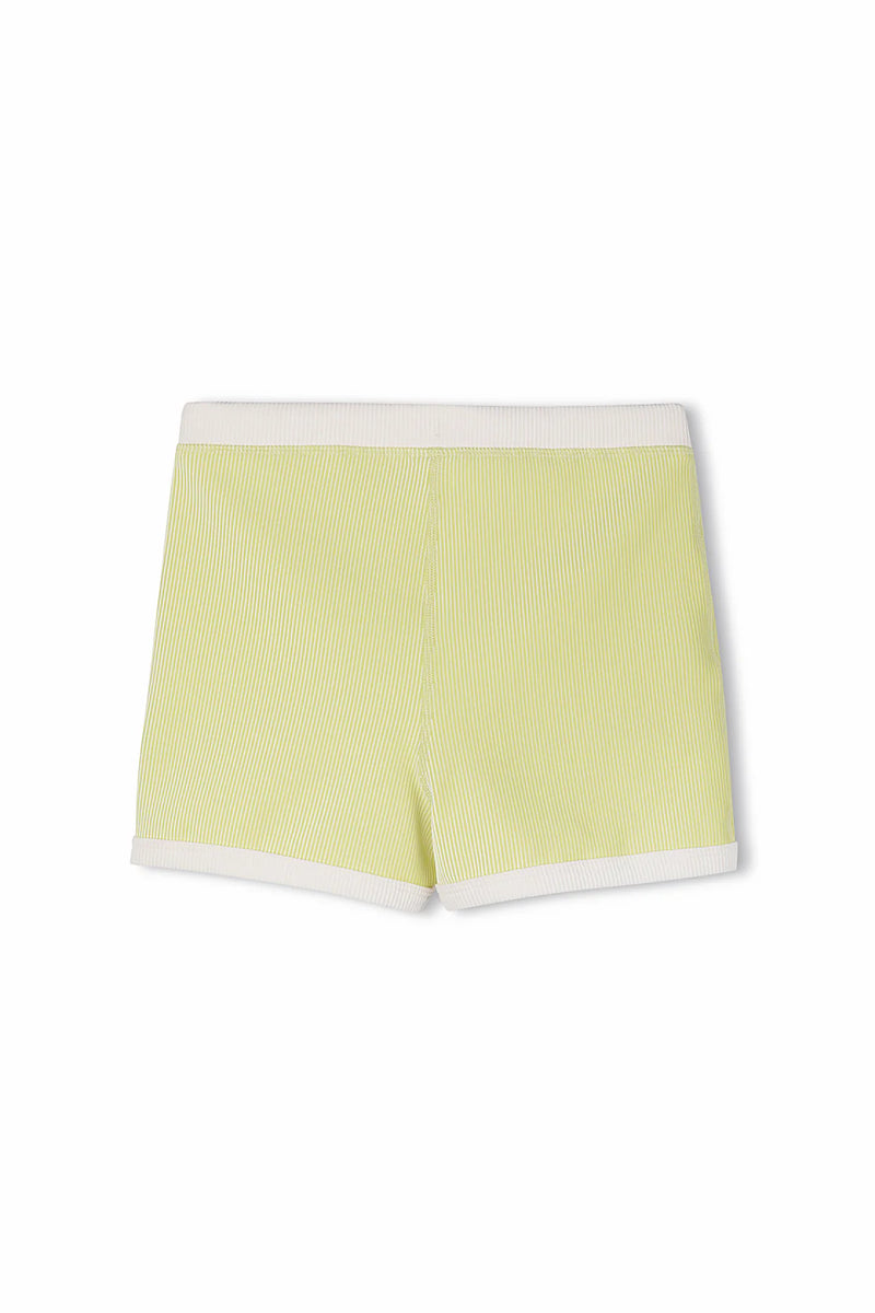 Mini Stripe Rib Surf Short - Citrus