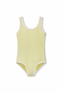 Mini Stripe Rib Scoop One Piece - Citrus