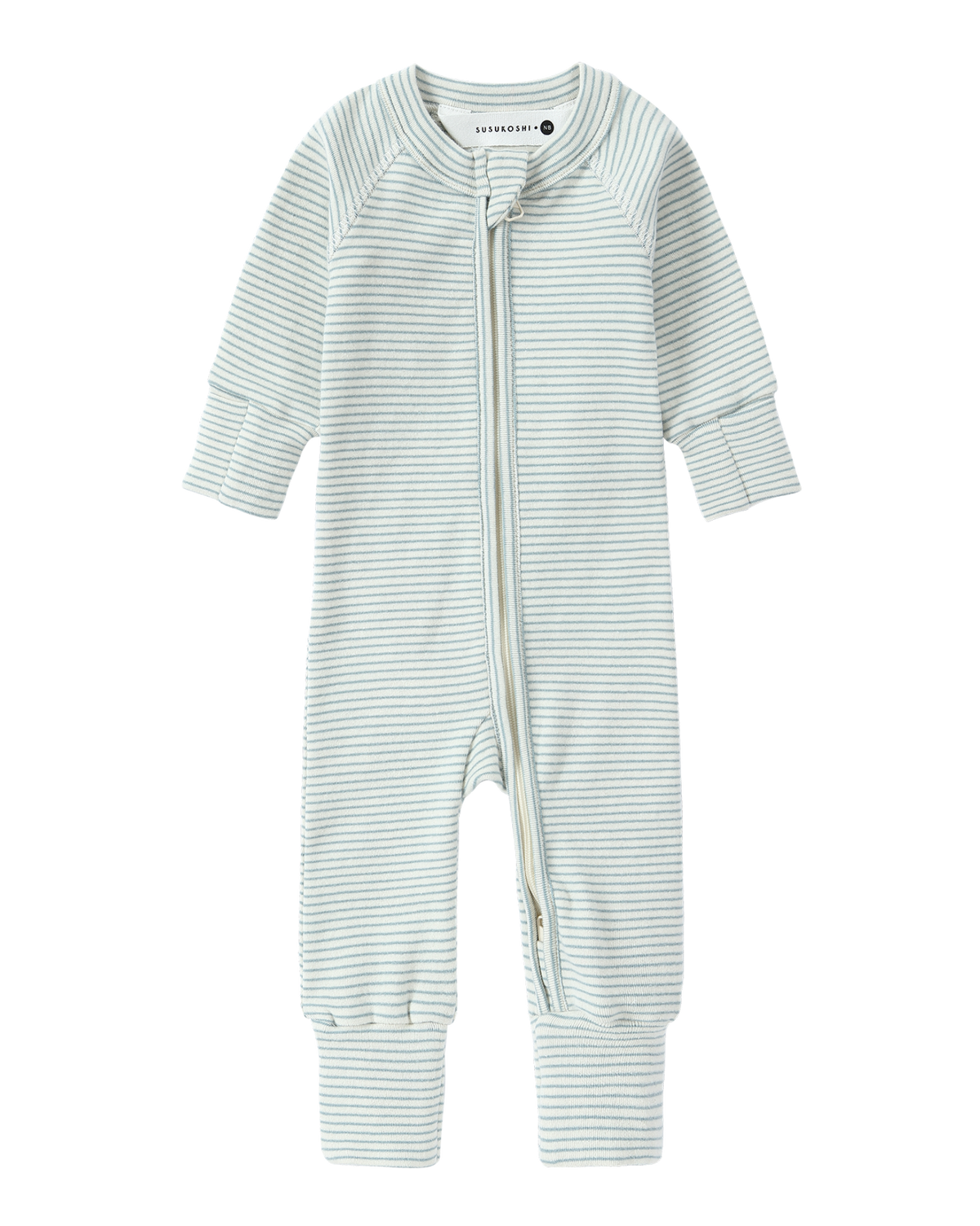 Organic Zip Suit -Seashore