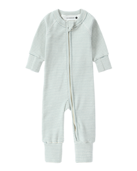 Organic Zip Suit -Seashore