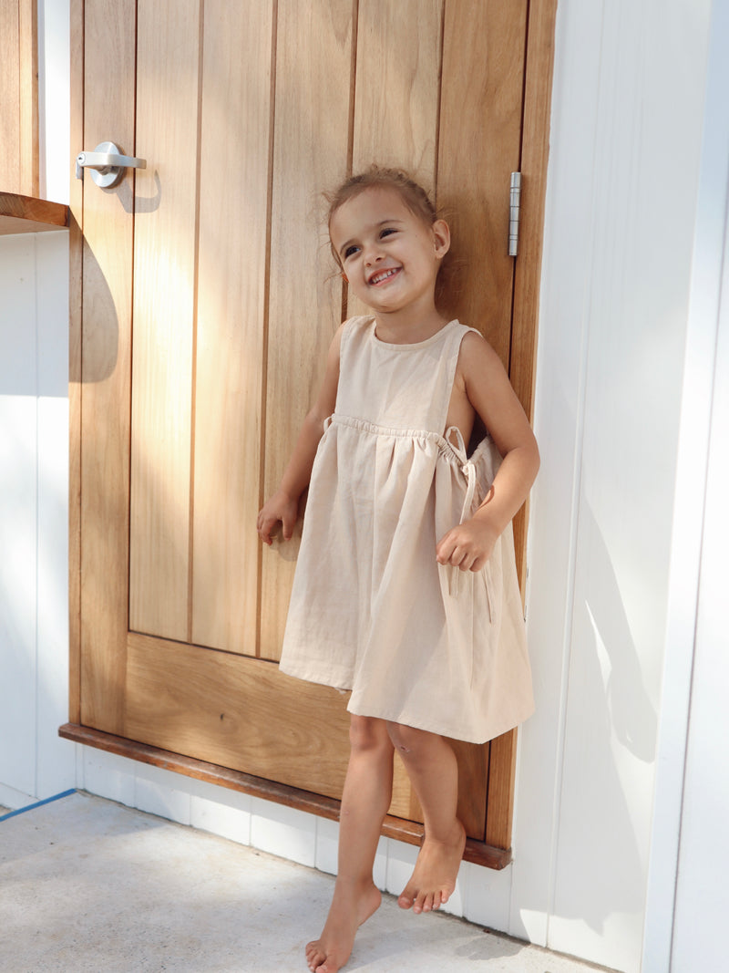 Ziggy Lou | Baby & Children's Clothing | Oatmeal Dress | Baby Boutique