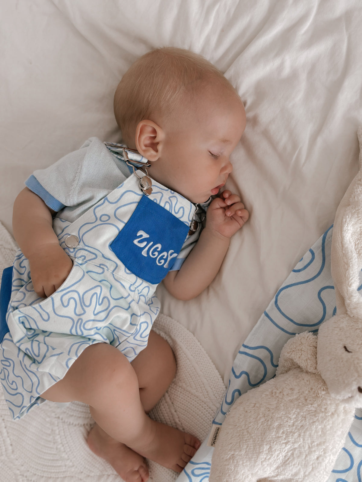 Ziggy Lou | Baby and Children's Clothing | Zen Short Overalls | Baby Boutique