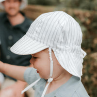 Baby Reversible Flap Sun Hat - Finley/Blanc