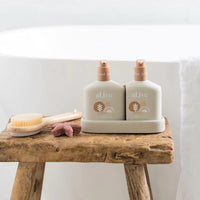 Baby Duo (Hair/Body Wash & Lotion + Tray - Oatmeal - Child Boutique