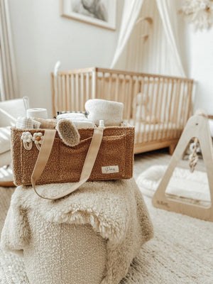 Nappy Caddy Organiser - Teddy Brown - Child Boutique