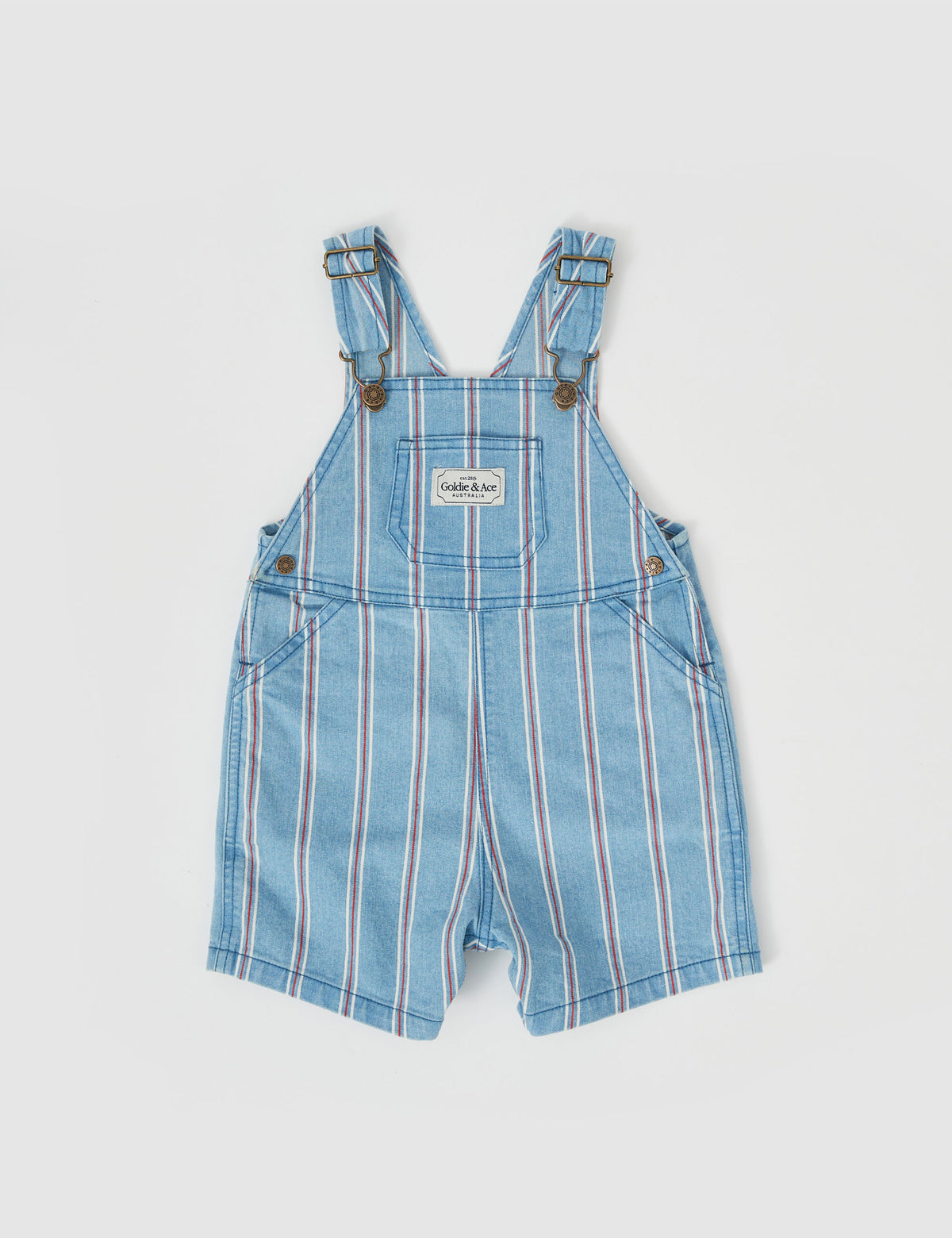 Burton Classic Stripe Denim Overalls - Denim