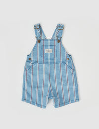 Burton Classic Stripe Denim Overalls - Denim