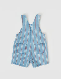 Burton Classic Stripe Denim Overalls - Denim