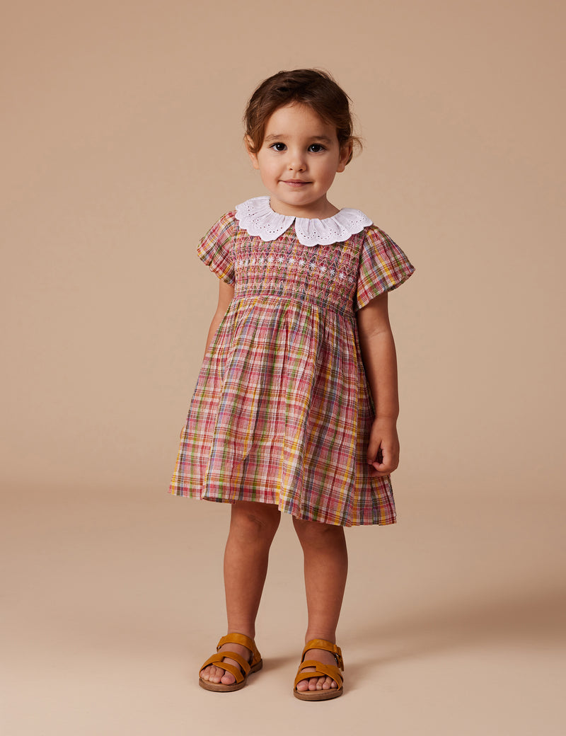 Flo Smocked Dress - Sweetie Check